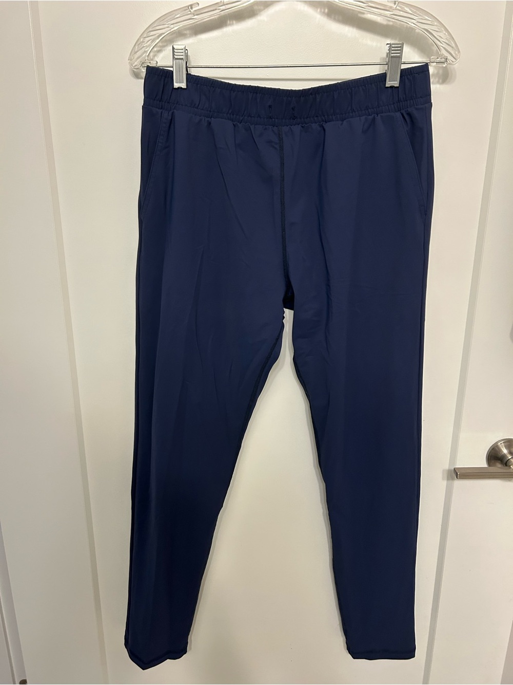 Zyia Active Navy Blue Peak Zipper Jogger Pants